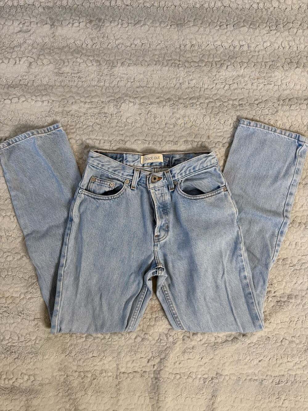 Gap Vintage Boot Cut Regular Fit Light Wash Denim Jeans